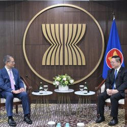 陳茂波印尼晤東盟秘書長
